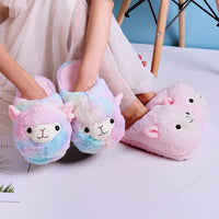Funki Buys | Shoes | Women's Fluffy Alpaca Slippers