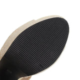 Funki Buys | Shoes | Women's Shimmery High Platform Sandals