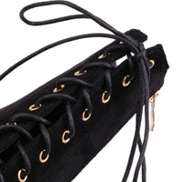 Funki Buys | Boots | Women's Suede Lace Up Stiletto Short Boot