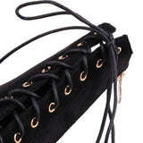 Funki Buys | Boots | Women's Suede Lace Up Stiletto Short Boot