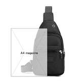 Funki Buys | Bags | Canvas Multi Pocket Crossbody Chest Bag
