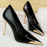 Funki Buys | Shoes | Women's Dress Shoes Metal Toe and Heel