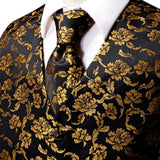 Funki Buys | Vests | Men's Luxury 5 Pcs Grooms Vest Tie Set