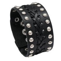Funki Buys | Bracelets | Unisex Wide Cuff Goth Bracelet