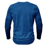 Funki Buys | Shirts | Men's Casual Long Sleeve Henly Shirt