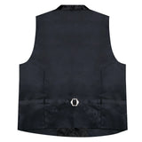 Funki Buys | Vests | Men's 4 Pcs Gold Silk Paisley Tie Vest Set