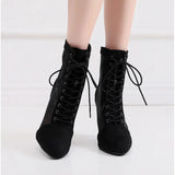 Funki Buys | Boots | Women's Mesh Stiletto Latin Dance Boots
