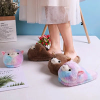 Funki Buys | Shoes | Women's Fluffy Alpaca Slippers