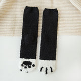 Funki Buys | Socks | Cat Paw Fuzzy Socks | 6 Pcs Cute Fluffy Socks