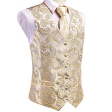 Funki Buys | Vests | Men's 4pcs Formal Floral Tie Set