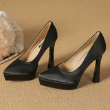 Funki Buys | Shoes | Women's Elegant Satin High Heel Pumps