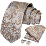 Funki Buys | Neckties | Men's Stylish 3 Pcs Paisley Tie Set
