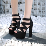 Funki Buys | Shoes | Women's Cross Strap Gladiator Sandals