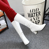 Funki Buys | Boots | Women's Knee High Block Heeled Boots