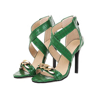 Funki Buys | Shoes | Women's Strappy Gladiator Stiletto Sandals