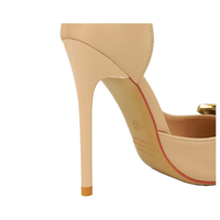 Funki Buys | Shoes | Women's Square Buckle Cut Out Pumps