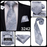 Funki Buys | Neckties | Men's 3 Pcs Elegant Formal Silk Tie Sets