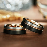 Funki Buys | Rings | Men's Two Tone Wedding Engagement Ring