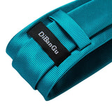 Funki Buys | Neckties | Men's Formal 3pcs Silk Teal Tie Set