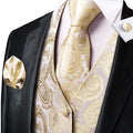 Funki Buys | Vests | Men's 4pcs Formal Floral Tie Set