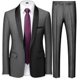 Funki Buys | Suits | Men's Slim Fit 2 & 3 Pcs Formal Tuxedo Suit Sets