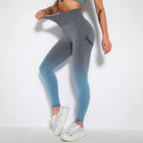 Funki Buys | Pants | Women's Gradient Smile Yoga Pants