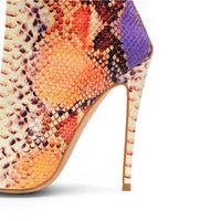 Funki Buys | Boots | Women's Multicolor Snake Print Long Boots