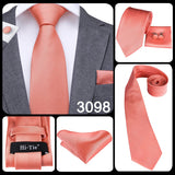 Funki Buys | Neckties | Men's 3 Pcs Elegant Formal Silk Tie Sets