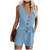 Funki Buys | Pants | Women's Jumpsuit Romper Summer Shorts