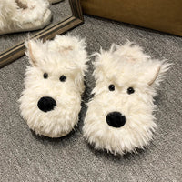 Funki Buys | Shoes | Women's Cute Shaggy Dog Slippers