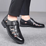Funki Buys | Shoes | Men's Closed Toe Buckle Strap Sandals