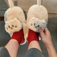 Funki Buys | Shoes | Women's Soft Cat Hug Slippers