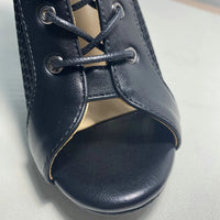 Funki Buys | Boots | Women's Mesh Peep Toe Stiletto Booties