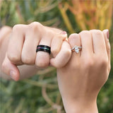 Funki Buys | Rings | Men's Women's Titanium Rainbow Rings