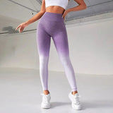 Funki Buys | Pants | Women's Gradient Smile Yoga Pants