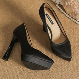 Funki Buys | Shoes | Women's Elegant Satin High Heel Pumps