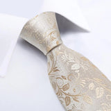 Funki Buys | Neckties | Men's 3pcs Silk Floral Formal Tie Set
