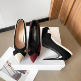 Funki Buys | Shoes | Women's Suede Bow Tie Platorm Heels