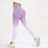 Funki Buys | Pants | Women's Gradient Smile Yoga Pants