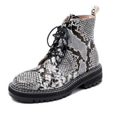 Funki Buys | Boots | Women's Real Leather Lace Up Ankle Boots