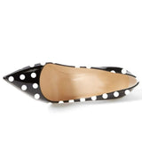 Funki Buys | Shoes | Women's PU Leather Polka Dot Heels
