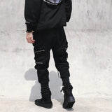 Funki Buys | Pants | Men's Gothic Punk Hip Hop Cargo Pants