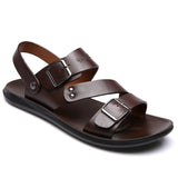Funki Buys | Shoes | Men's Summer Fashion Leather Sandals