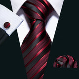 Funki Buys | Neckties | Men's Classic Formal 3pcs Tie Set