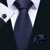 Funki Buys | Neckties | Men's Classic Formal 3pcs Tie Set