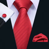 Funki Buys | Neckties | Men's Classic Formal 3pcs Tie Set