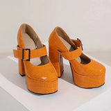 Funki Buys | Shoes | Women's Super-high Mary Jane Platforms