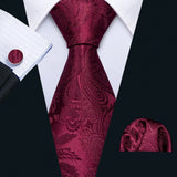 Funki Buys | Neckties | Men's Classic Formal 3pcs Tie Set