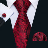 Funki Buys | Neckties | Men's Classic Formal 3pcs Tie Set