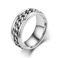 Funki Buys | Rings | Men's Moveable Ring | Titanium Steel Ring